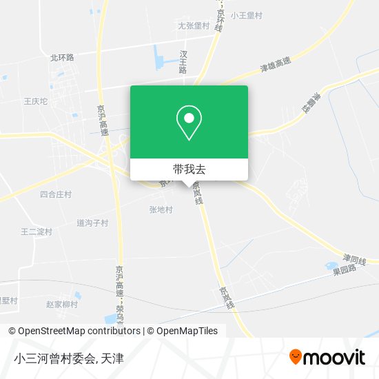 小三河曾村委会地图