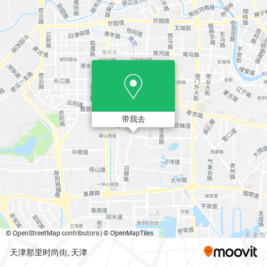 天津那里时尚街地图