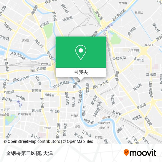 金钢桥第二医院地图