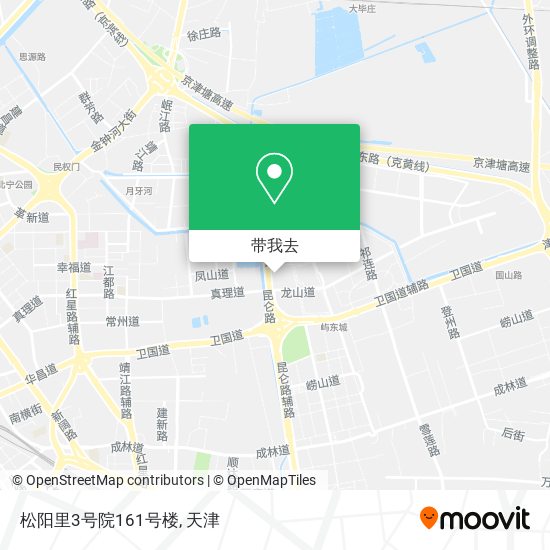 松阳里3号院161号楼地图