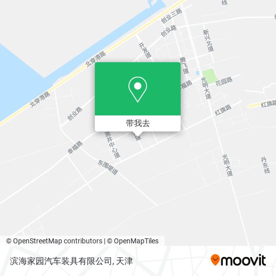 滨海家园汽车装具有限公司地图