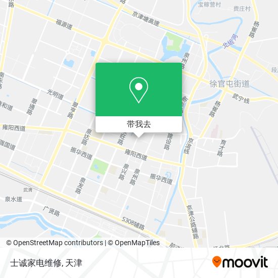 士诚家电维修地图