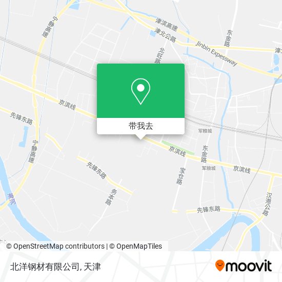 北洋钢材有限公司地图