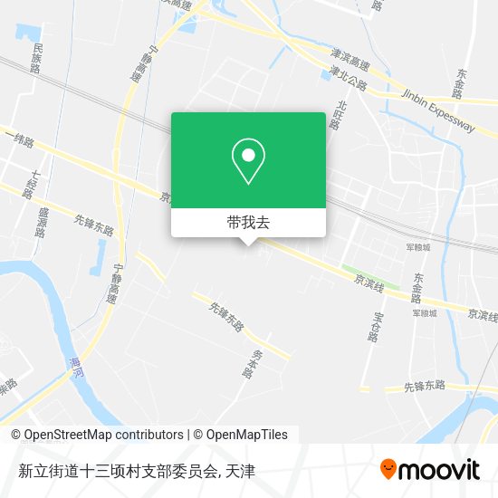 新立街道十三顷村支部委员会地图