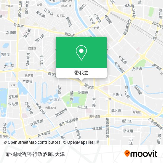 新桃园酒店-行政酒廊地图