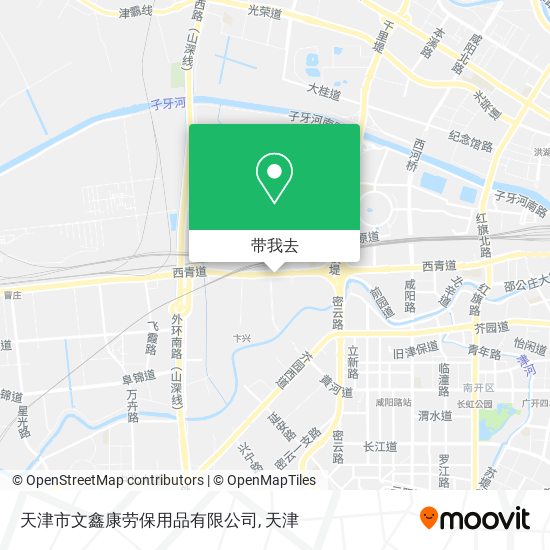 天津市文鑫康劳保用品有限公司地图