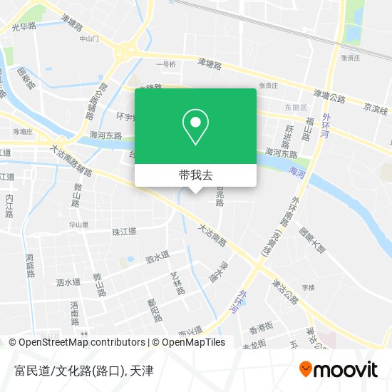 富民道/文化路(路口)地图