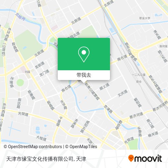天津市缘宝文化传播有限公司地图