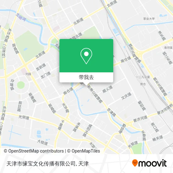 天津市缘宝文化传播有限公司地图
