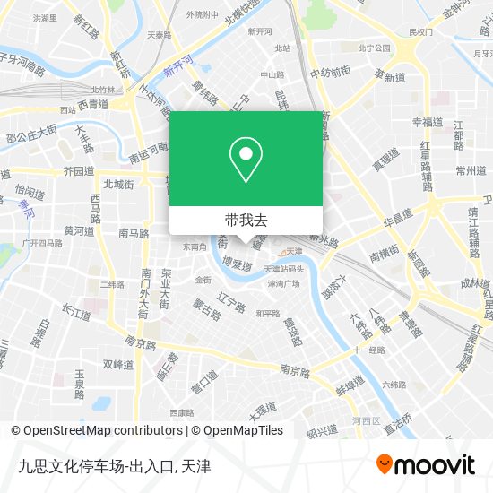 九思文化停车场-出入口地图