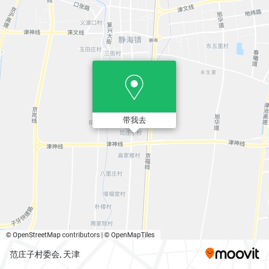 范庄子村委会地图