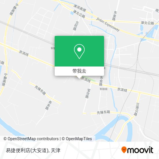 易捷便利店(大安道)地图