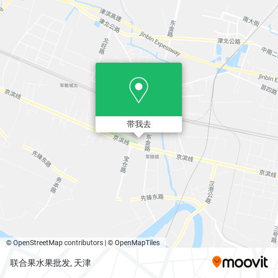 联合果水果批发地图