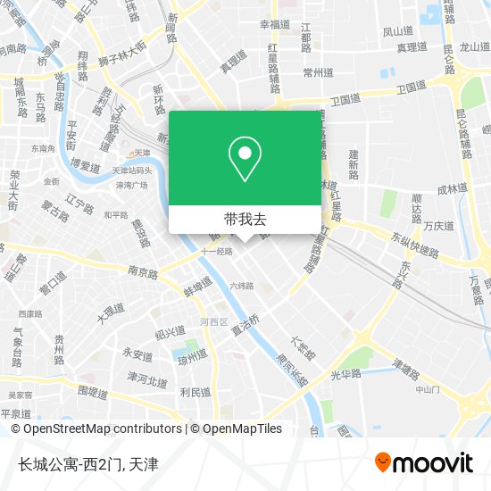 长城公寓-西2门地图