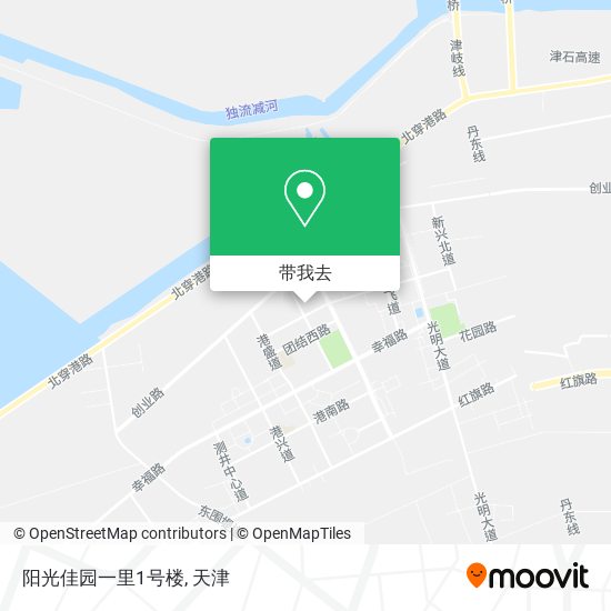 阳光佳园一里1号楼地图