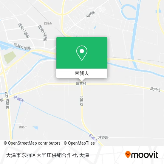 天津市东丽区大毕庄供销合作社地图