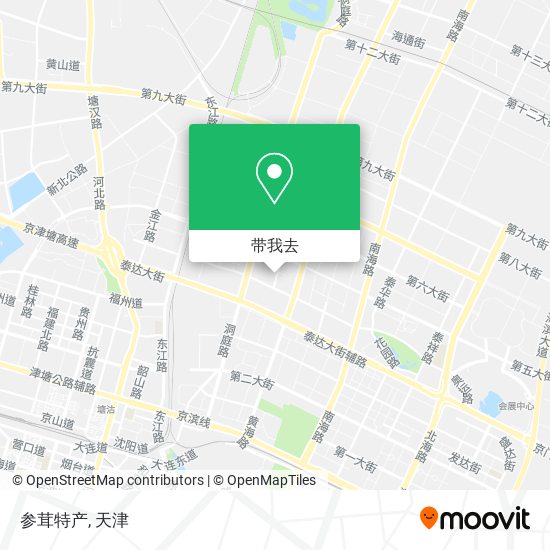 参茸特产地图