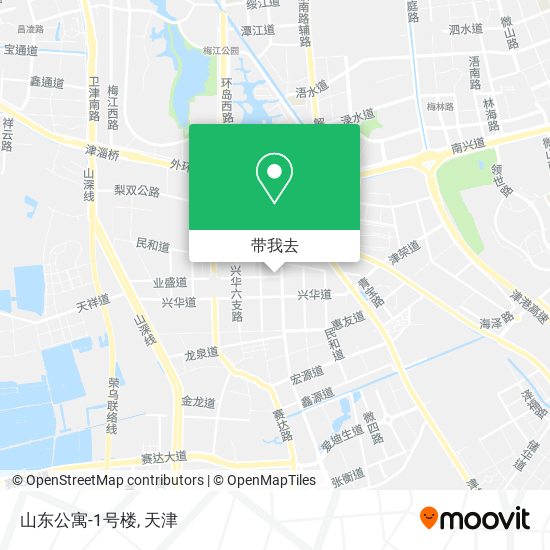 山东公寓-1号楼地图