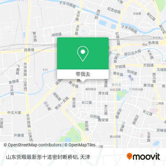 山东营顺最新形十道密封断桥铝地图