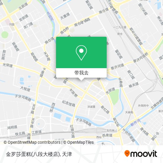 金罗莎蛋糕(八段大楼店)地图