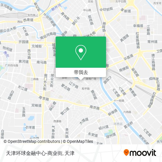 天津环球金融中心-商业街地图