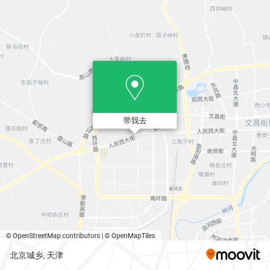 北京城乡地图