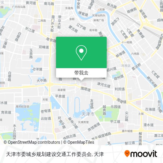 天津市委城乡规划建设交通工作委员会地图