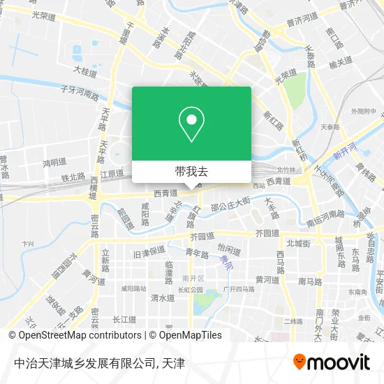 中治天津城乡发展有限公司地图