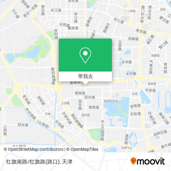 红旗南路/红旗路(路口)地图