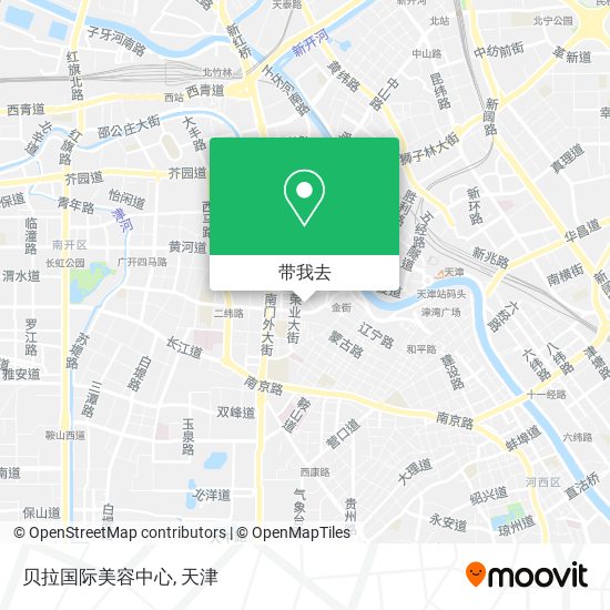 贝拉国际美容中心地图