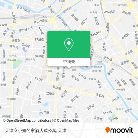 天津商小姐的家酒店式公寓地图