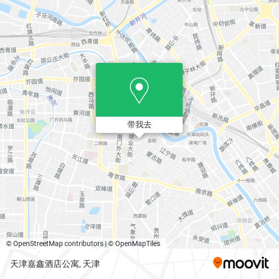 天津嘉鑫酒店公寓地图