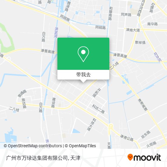 广州市万绿达集团有限公司地图