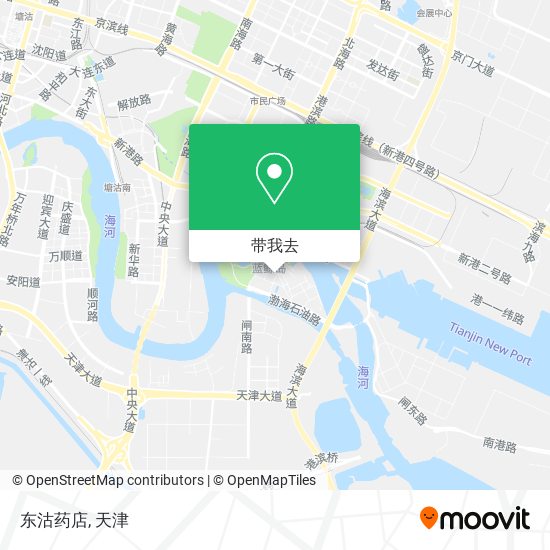 东沽药店地图
