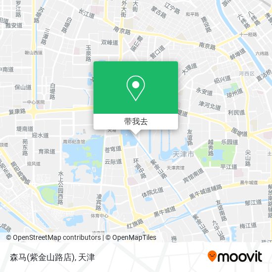 森马(紫金山路店)地图