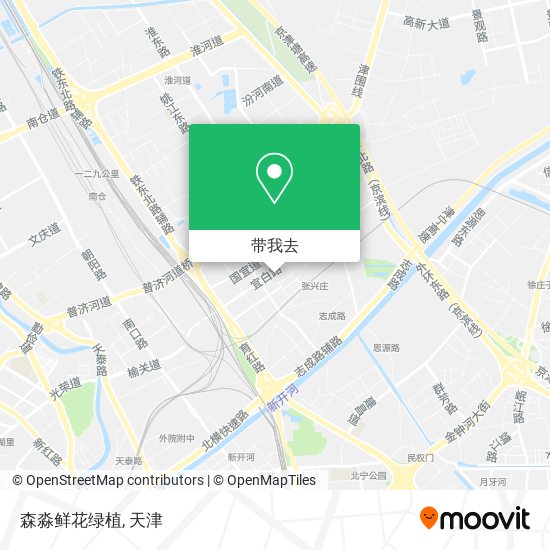 森淼鲜花绿植地图