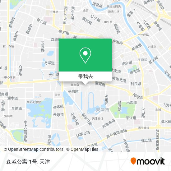 森淼公寓-1号地图