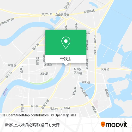 新寨上大桥/滨河路(路口)地图