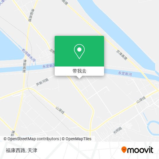 福康西路地图