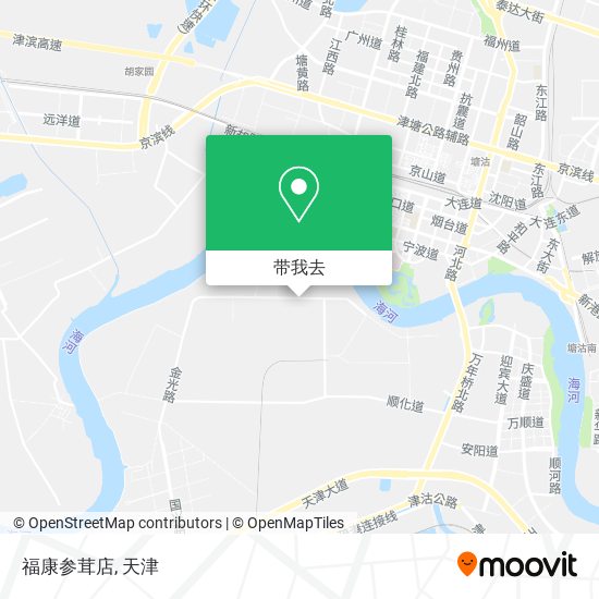 福康参茸店地图