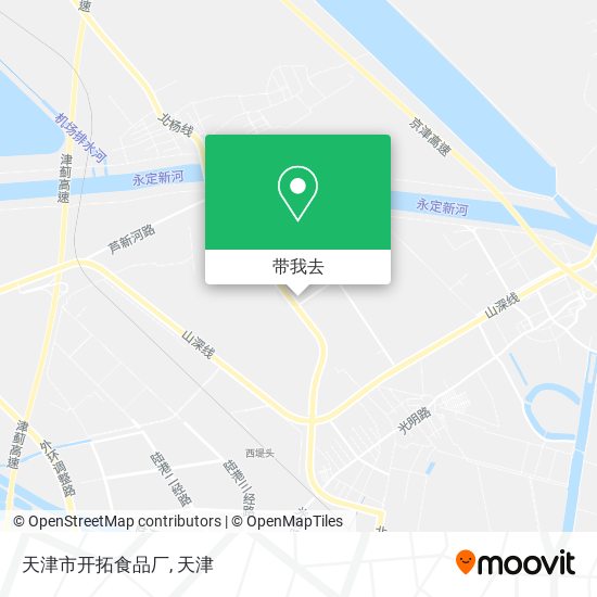 天津市开拓食品厂地图
