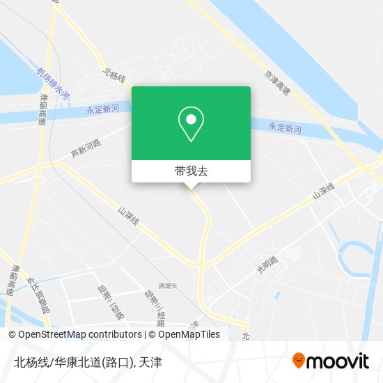 北杨线/华康北道(路口)地图
