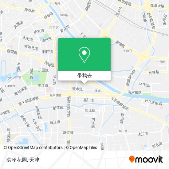 洪泽花园地图