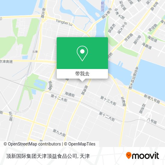 顶新国际集团天津顶益食品公司地图