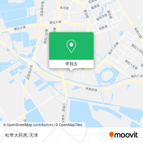 松苹大药房地图