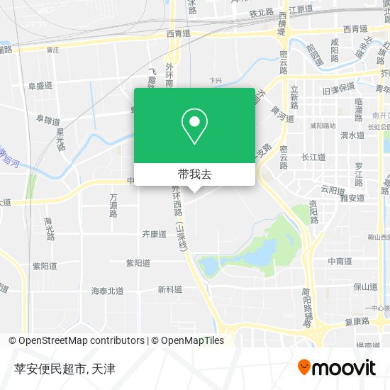苹安便民超市地图