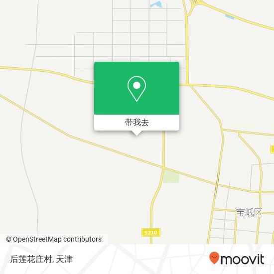 后莲花庄村地图