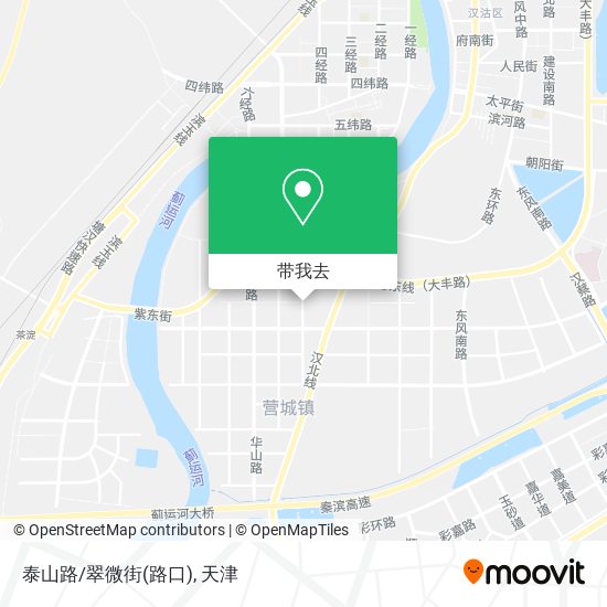 泰山路/翠微街(路口)地图
