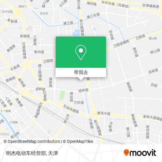 明杰电动车经营部地图