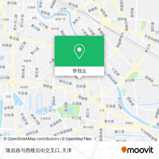 隆昌路与西楼后街交叉口地图